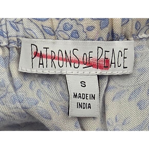 Women's - Patrons of Peace Blue Paisley Swing Dress, Size Small - Picture 5 of 8